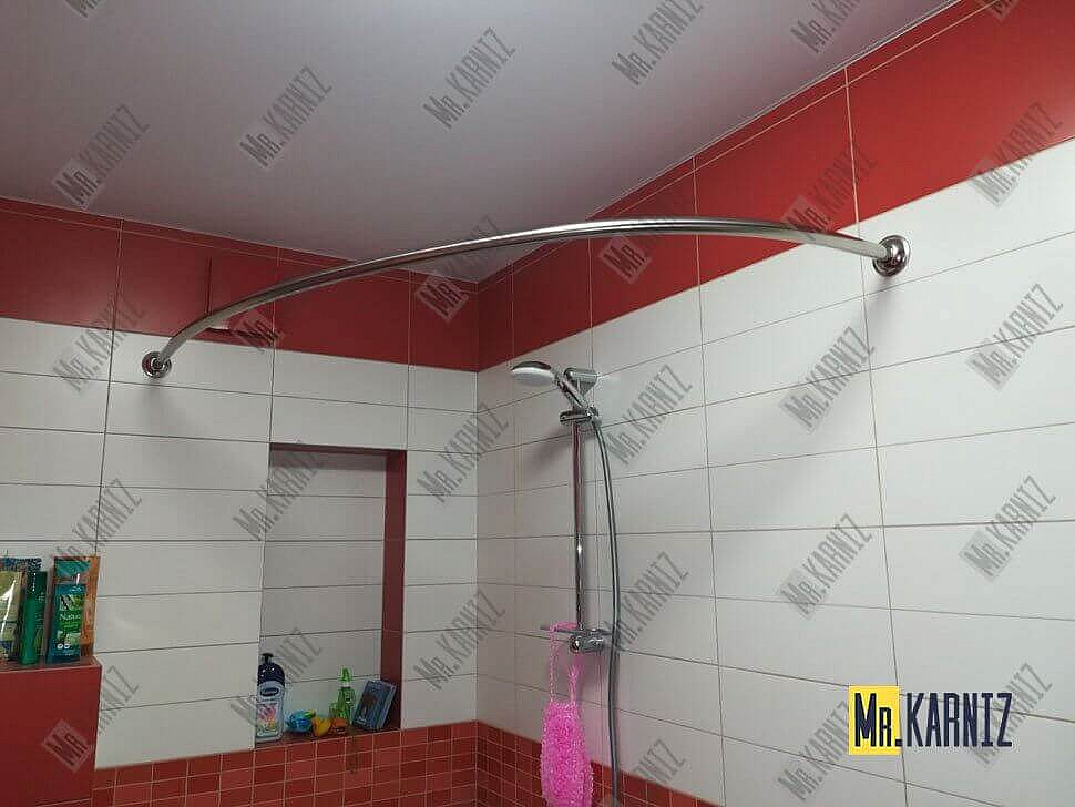 Карниз для ванны Santek Ибица 150х100 Усиленный 25 мм MrKARNIZ фото 6