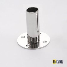 Крепление для карниза проточенное 90 градусов 10 см 25 мм