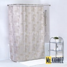 Штора для ванной Жаккард Blossom Age