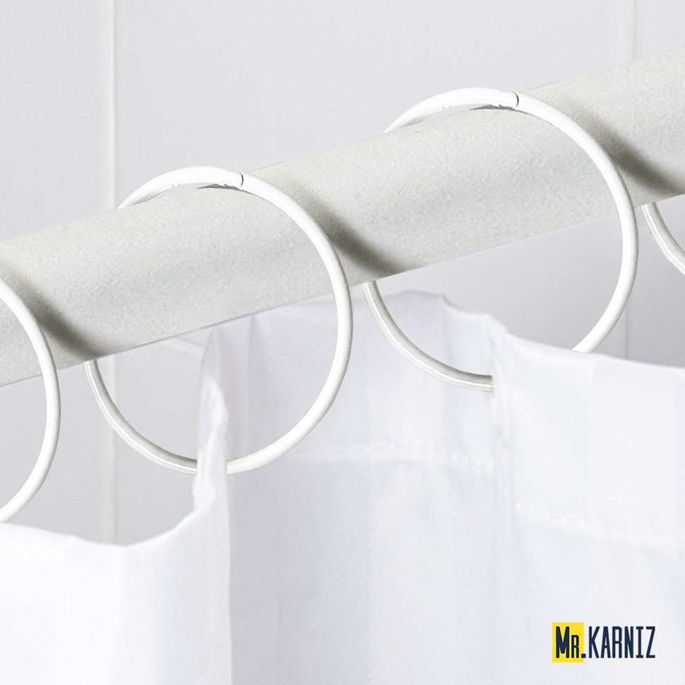Кольца для штор Rings White 16 шт.